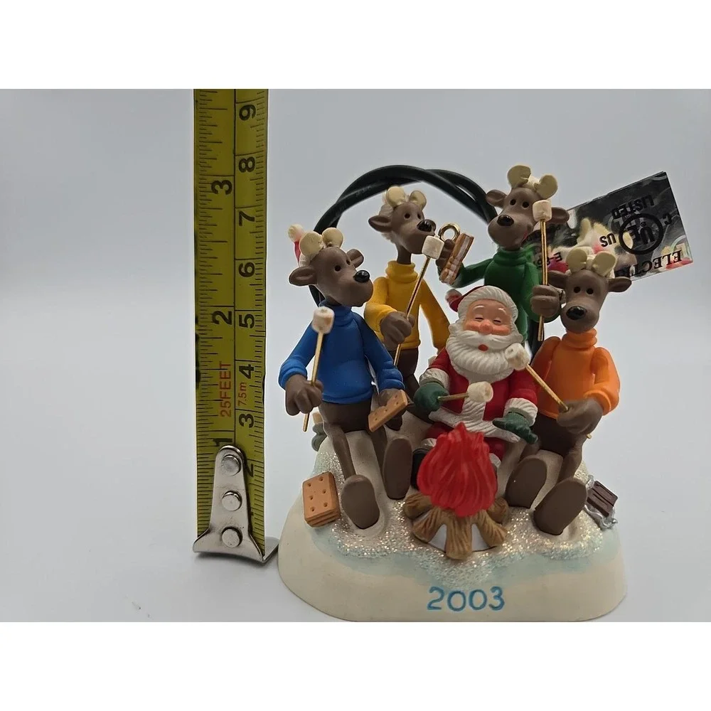 Vtg 2003 Hallmark Keepsake Ornament Kris And The Kringles Flickering Magic Light